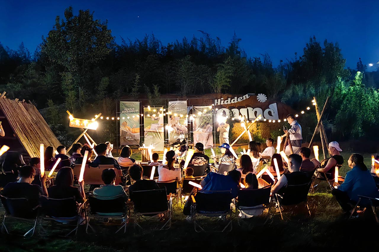 这个周末：坪山金龟露营小镇的音乐主题团建